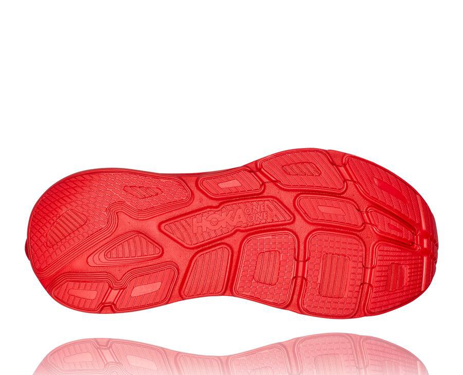 Hoka One One Mens Running Shoes - Bondi 7 - Red - KJPC76048